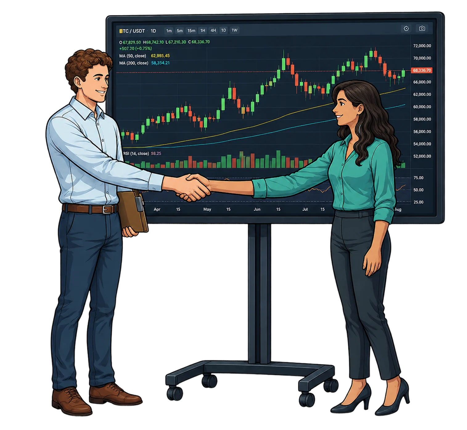 ChartVPS team and trader workstation